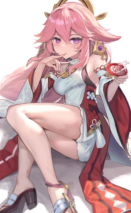 八重巫女 #原神