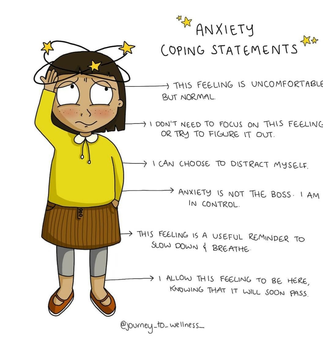 All week, we've been sharing advice around #anxiety and some of the coping strategies that can make you feel more in control — even when things feel really overwhelming. 

And you can find many more good ideas by following  #ToHelpMyAnxiety.

Thanks very much for reading :)