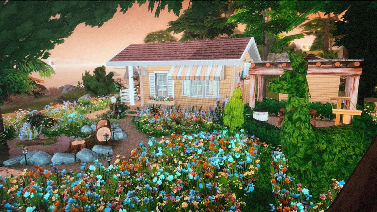 BanvanSims_'s tweet photo. Just finished this Tiny House build🌸 You can find it on the Gallery! ID:BanvanSims🌼#TheSims4 #TheSimsCommunity #TS4 #ShowUsYourBuilds https://t.co/uiDxx6ewGd
