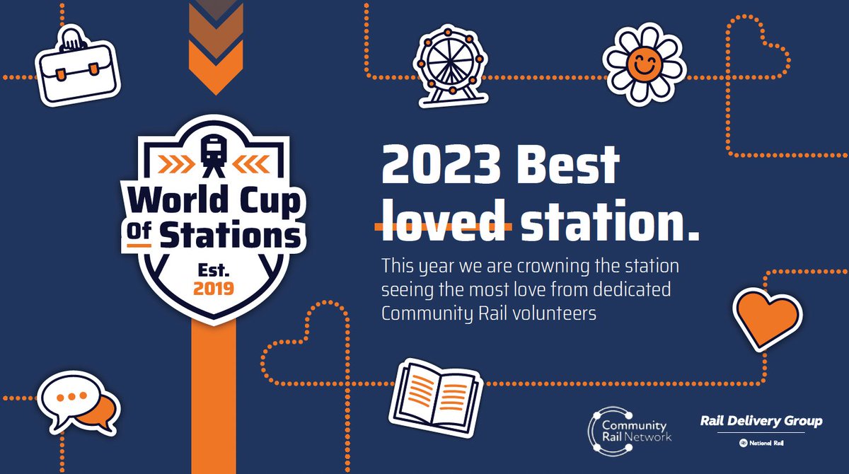 EastMidRailway's tweet image. The @raildeliverygrp&apos;s #WorldCupOfStations kicks off tomorrow!

Designed to celebrate the UK’s best stations, the public votes for the winner over #CommunityRailWeek

Four of EMR&apos;s stations have been shortlisted including Sleaford, Ambergate, Kettering and Market Rasen 👏🏻