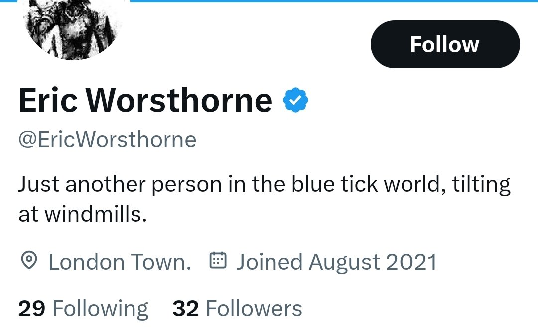 timdavies_uk's tweet photo. @EricWorsthorne Says the guy who bought a blue tick with 32 followers 😂😂😂😂😂😂 #dicklord https://t.co/w2LYu6HDq1