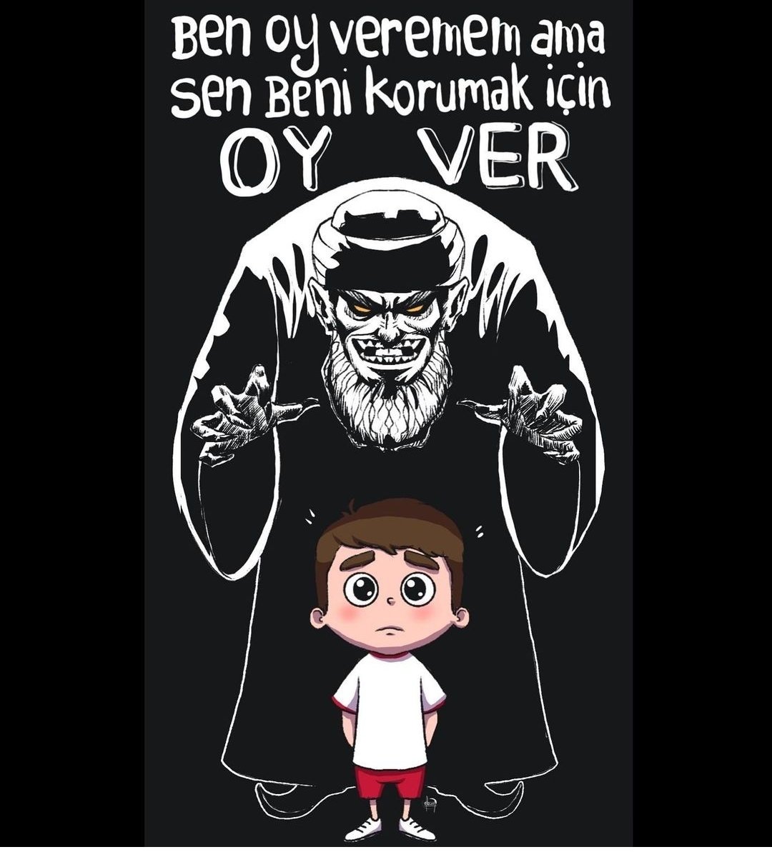 Çocuklarımızın geleceği için...
#OyVer
#KararVer
#ikinciturdabitirelim
#VatanınıSevenSandığaGelsin
#5BinVeKısmiKadıköyde ❗