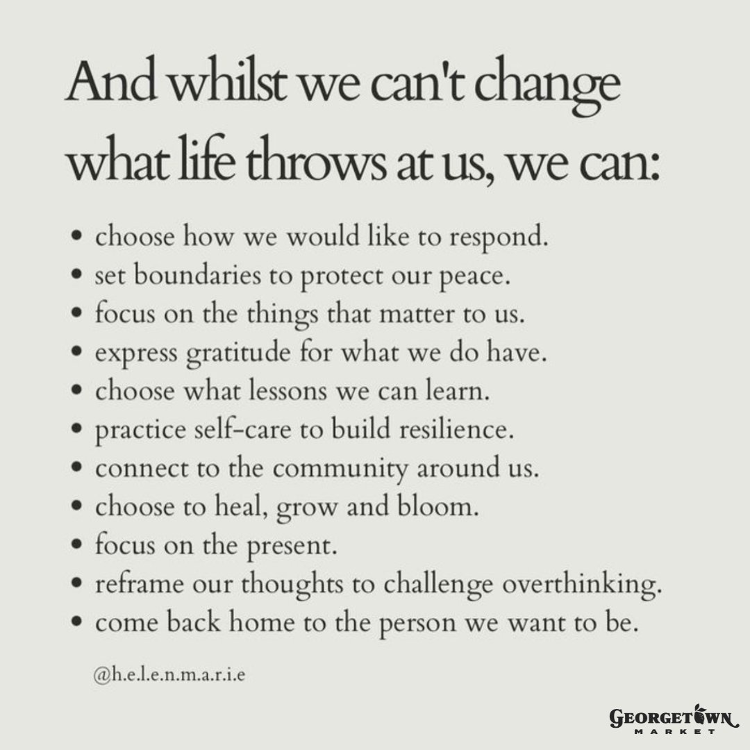 GeorgetownMarkt's tweet image. Do you ever feel like a ball in a pinball machine, being banged all over the place? Learn the ways to be proactive, not reactive. You will begin to feel better, no matter what. #sundaysinspiration #selfcare #boundaries #gratitude #onedayatatime