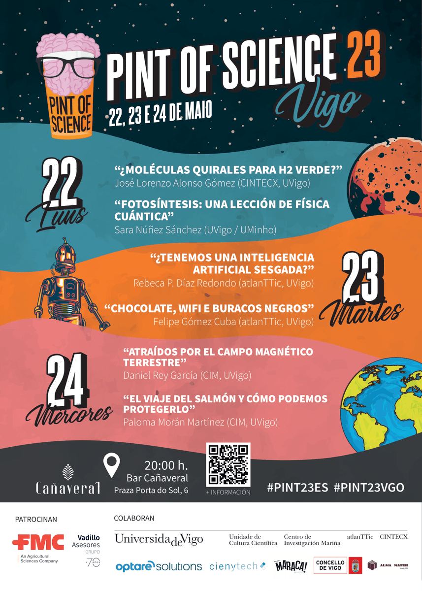 <a href="/cienciaetal/">Ciencia e tal</a> <a href="/pintofscienceES/">Pint of Science ES</a> <a href="/YerayFolgar/">Yeray / Jerry</a> Esperámosvos tamén en Vigo #Pint23VGO!😊

<a href="/pintofscienceES/">Pint of Science ES</a> #Pint23ES #Pint23
