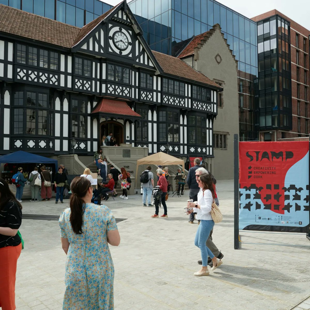 Made in Cork market has kicked off. 🟡 The final day with all these incredible Cork traders. 👇 🔴 Here indoors + on the plaza at The Counting House till 5pm. @BenchspaceCork @CorkCraftDesign @SampleStudios @corkcitycouncil @KMBcork #stampcork