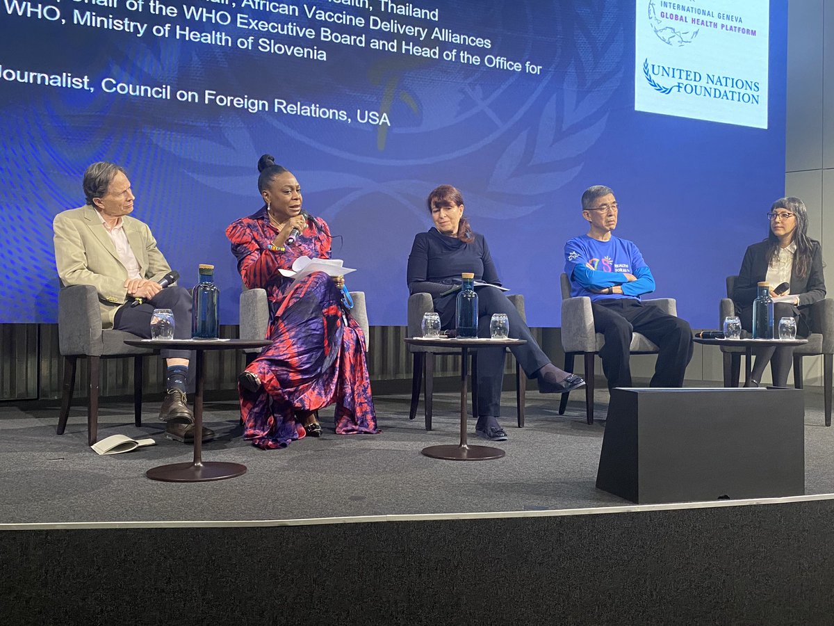 katesdodson's tweet photo. What really went wrong in the pandemic? It wasn’t distribution of countermeasures, it was power imbalance and greed. - @yodifiji 

What role for @WHO to help overcome those imbalances so no one is left behind? 

#OpenBriefing #WHA76 https://t.co/alQW4Y90FM