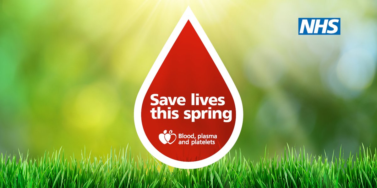 When are you next giving blood, platelets or plasma? 🩸

Blood stocks can be affected by the bank holiday weekend, so your time donating is hugely appreciated.

If your appointment is coming up, please do your best to keep it if you can.
Or book it here ➡️ bit.ly/3BLGorz