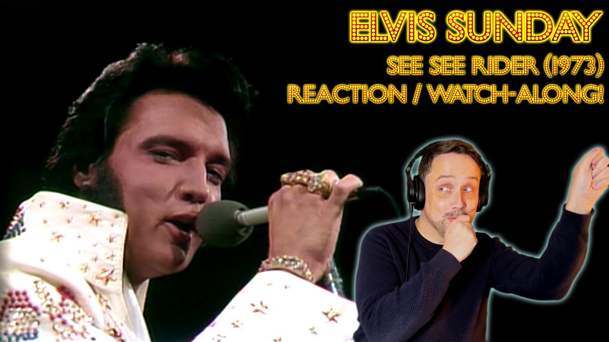 ELVIS SUNDAY! SEE SEE RIDER (ALOHA FROM HAWAII, LIVE IN HONOLULU, 1973) REACTION /WATCH ALONG! youtu.be/BR3iw3W46uc
This week we jump back to nearly 50 years ago! #Elvis #ElvisPresley #SeeSeeRider #AlohaFromHawaii #LiveInHonolulu #TCB #ElvisReaction #ReactionVideo #ElvisSunday