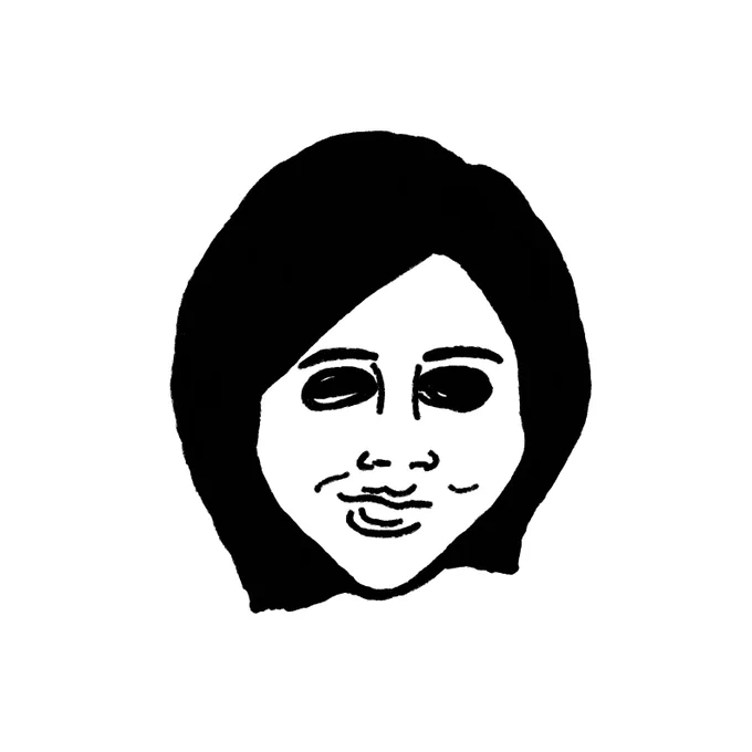 目をぐしゃぐしゃっと描きたい。というか全体的にぐしゃぐしゃっと描きたい。それで何か似てる感じになると嬉しい。