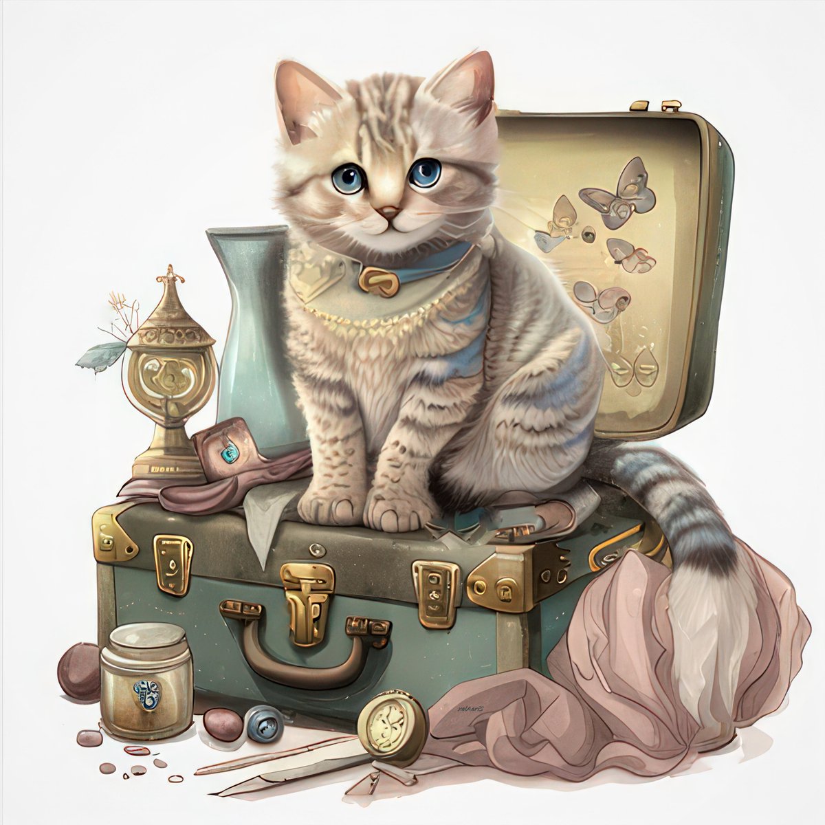 xelAeriS's tweet photo. 🎨Cat 🐱prepares for a vacation👜
Genre: Cats Portrait
#xelaeris #art #digitalart #painting #artwork #cat #nft #kitten #kittenlove #cats #catphoto #catpainting #sweetcat #catwork #catart #cute #catpaint #vacation #catfriends #kittycats #catimage #opensea #katzen #katzenfan https://t.co/0EnAbFPTd0