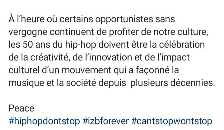 Trex_Magazine's tweet photo. IZB &amp; Live Nation présentent les 50 ANS DU HIP HOP le 30 octobre 2023 à l'Olympia 🔥
#SaveTheDate @angeloizb #HipHopDontStop #HipHop50ans https://t.co/xoKoPQmsEi