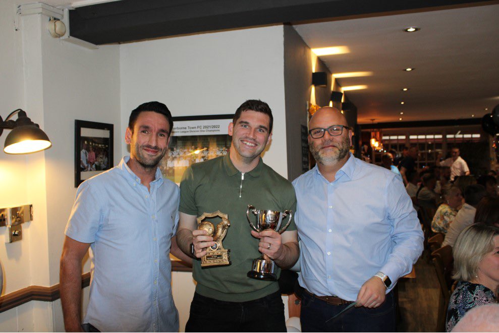 Sherborne Town FC (@sherbornetownfc) on Twitter photo Last night saw our end of season presentations take place at our main sponsors Nuova Italia Ilchester.
Managers player <a href="/anthonyherrin/">anthonyherrin</a>
Players player <a href="/Joshwillo3/">Josh Williams</a>
Supporters player George Mapletoft
Top Goalscorer <a href="/Murpho14/">Alex Murphy</a>
#Zebras #COYZ #PresentationNight #Awards Last night saw our end of season presentations take place at our main sponsors Nuova Italia Ilchester.
Managers player <a href="/anthonyherrin/">anthonyherrin</a>
Players player <a href="/Joshwillo3/">Josh Williams</a>
Supporters player George Mapletoft
Top Goalscorer <a href="/Murpho14/">Alex Murphy</a>
#Zebras #COYZ #PresentationNight #Awards