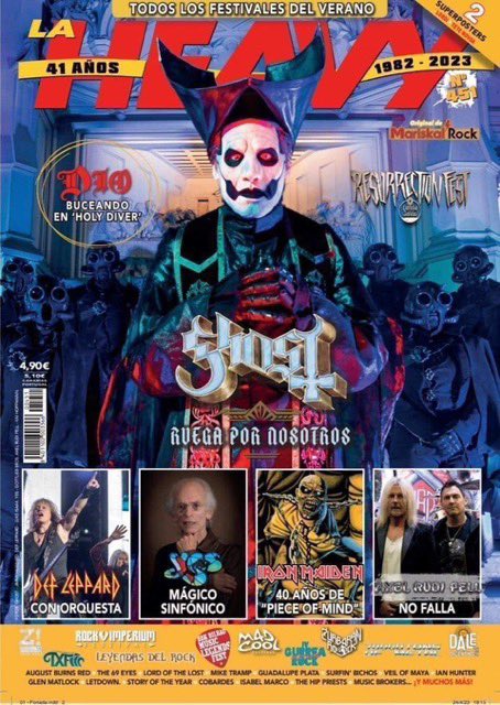 mariskalrock's tweet photo. Todos los conciertos y festivales del año.Haz tu ruta con este número de mayo de la revista en papel y a todo https://t.co/RCml9wKaNL lujo.
laheavy451 #kioskosdeprensa #ghost #dio #resurectionfest #deffleppard #yes #ironmaiden #axelrudipell #rogadpornosotros https://t.co/tESqELcFIp