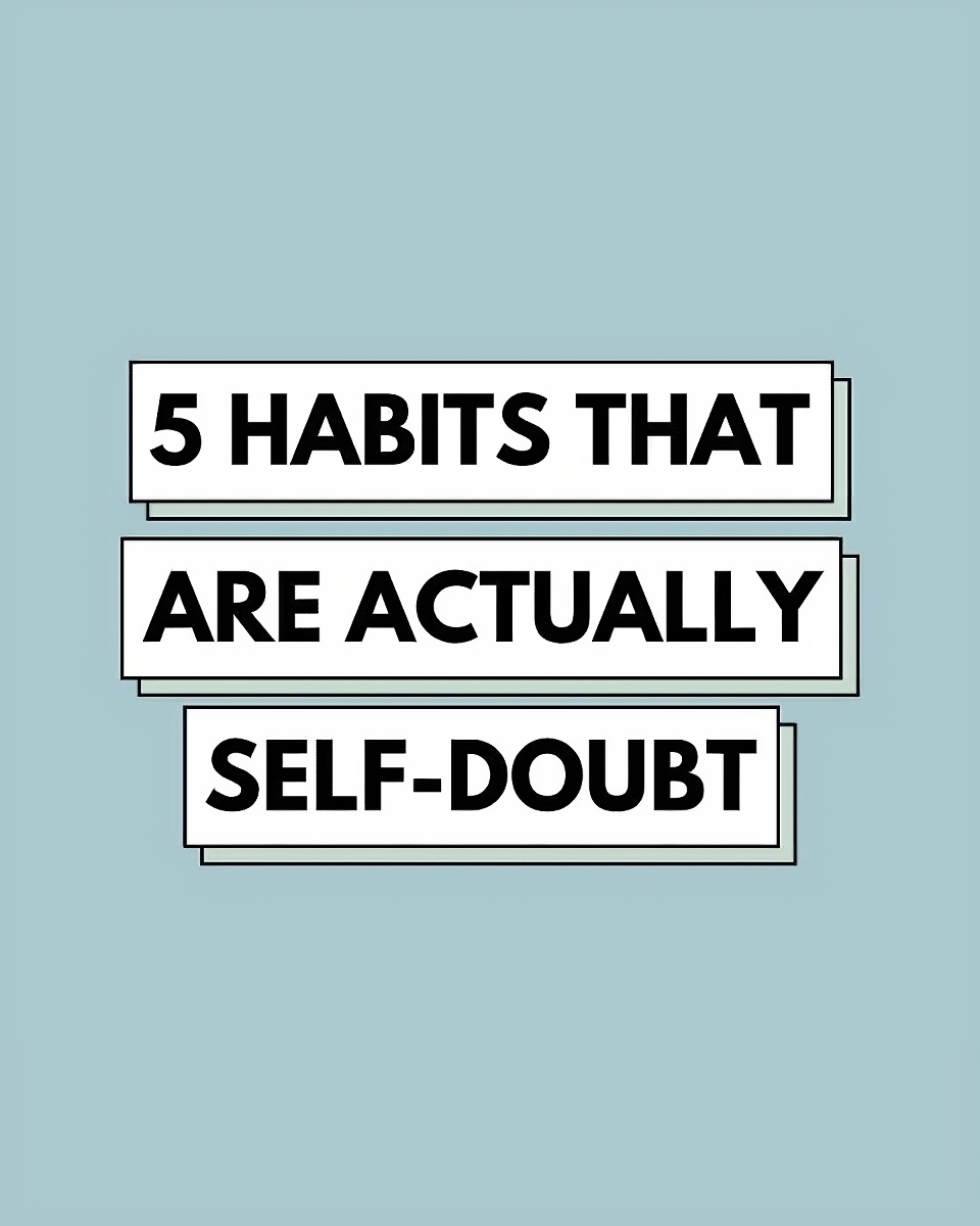 Mindsetconquer's tweet image. 5 Habits That Are Actually Self-Doubt: