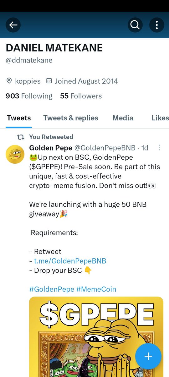 DANIEL MATEKANE tweet media