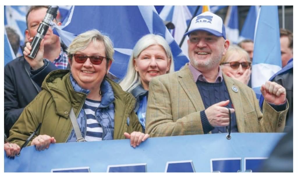 JNHanvey's tweet photo. Keep up, it’s already started!
It began on the 6th May. The Independence movement won’t wait any longer we’re on the march All Under One Banner.
#AOUB
#ScotlandUnited
#OneScotlandOneMovement
@AUOBNOW https://t.co/A1GmWIcnG0