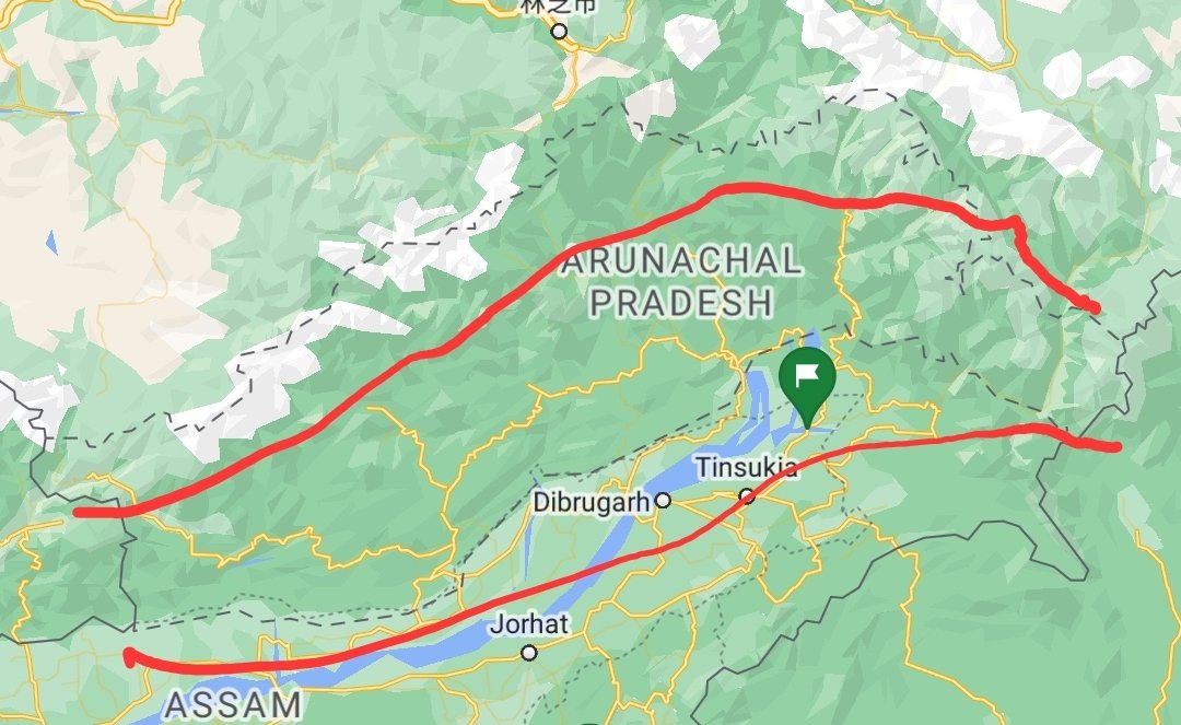 rchaitanyareddy's tweet photo. @googlemaps can you please help me understand why are there dotted lines for the Indian state of Arunachal Pradesh  @Google @DrSJaishankar @AmitShah @narendramodi sir I am sure you already know these things, just bringing to your notice https://t.co/HByHxESCnZ