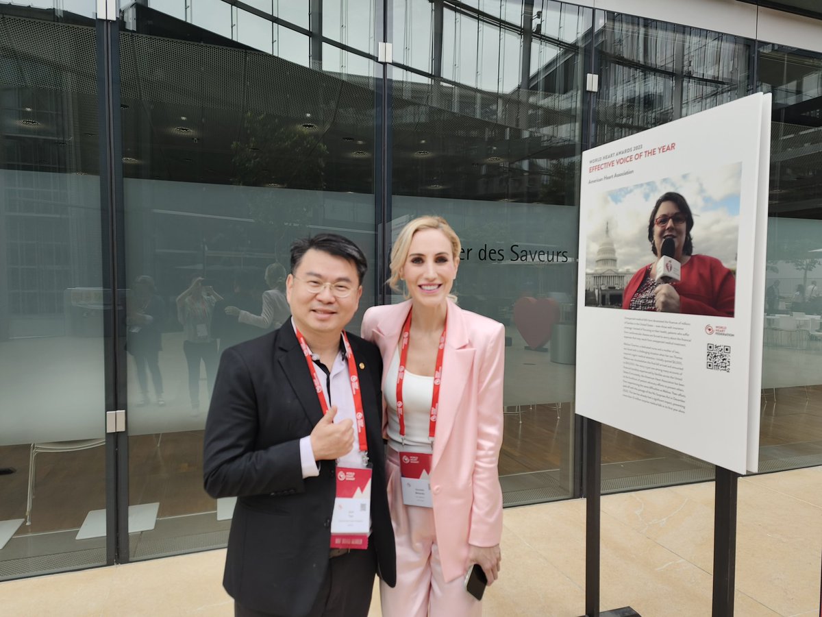 jacktanwc's tweet photo. Great to have caught up and great session at the World Heart Summit@DBelardoMD https://t.co/wXdBVomoAS