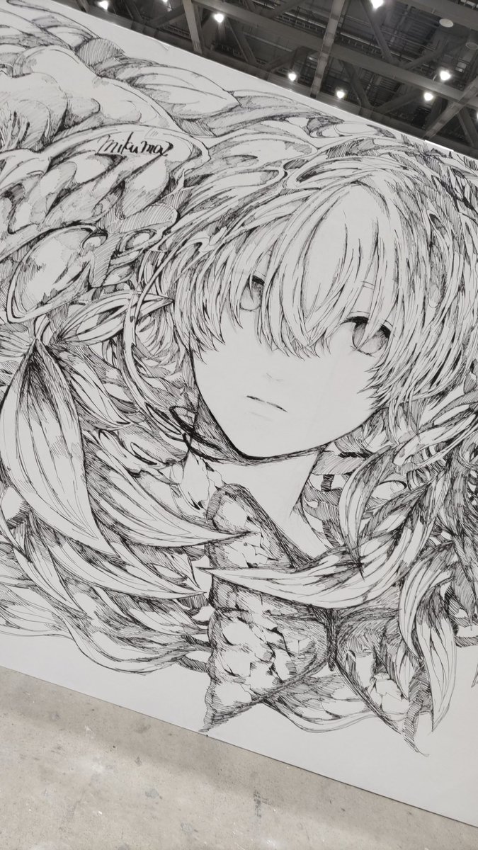 2日間デザフェスありがとうございました!イラスト集、グッズ、原画も完売しました🙌
ライブペイント完成形です✍️画材はマッキーです
#デザフェス #デザフェス57