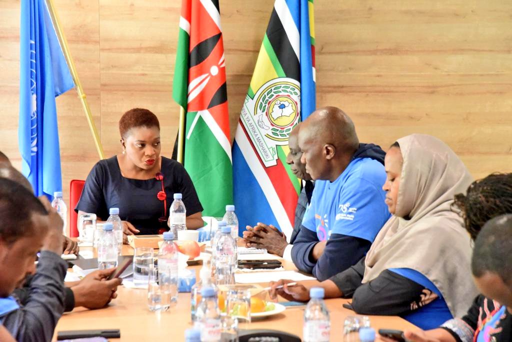 Nakhumicha_S's tweet photo. After #WalkTheTalk for #HealthforAll I hosted a meeting with Kenya's delegation to #WHA76. https://t.co/qCX4wxmBpX