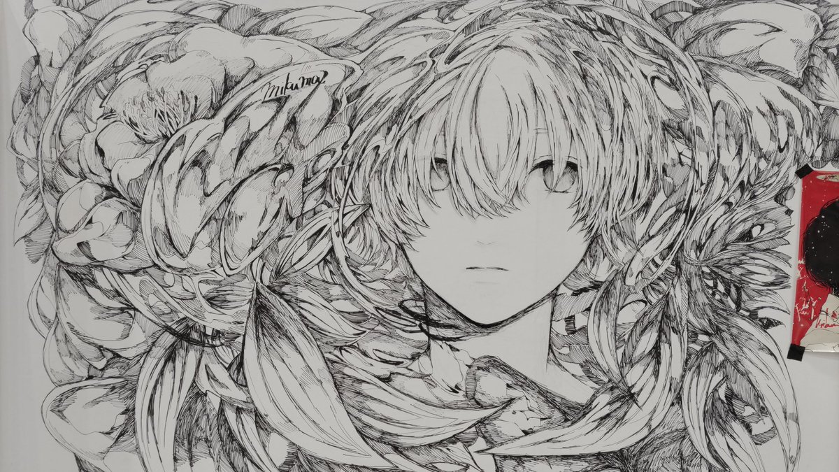 2日間デザフェスありがとうございました!イラスト集、グッズ、原画も完売しました🙌
ライブペイント完成形です✍️画材はマッキーです
#デザフェス #デザフェス57