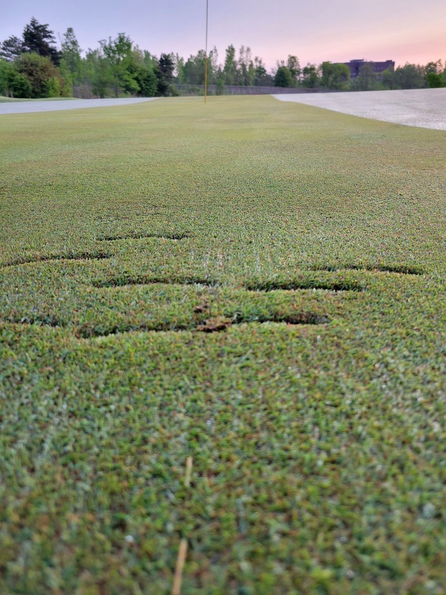 smittyg76's tweet photo. I'm sorry you suck at chipping, or putting? I can't tell what club was used. But the green wasn't at fault. #group #practicemore #getyourpacifier https://t.co/cpiMhyag1c