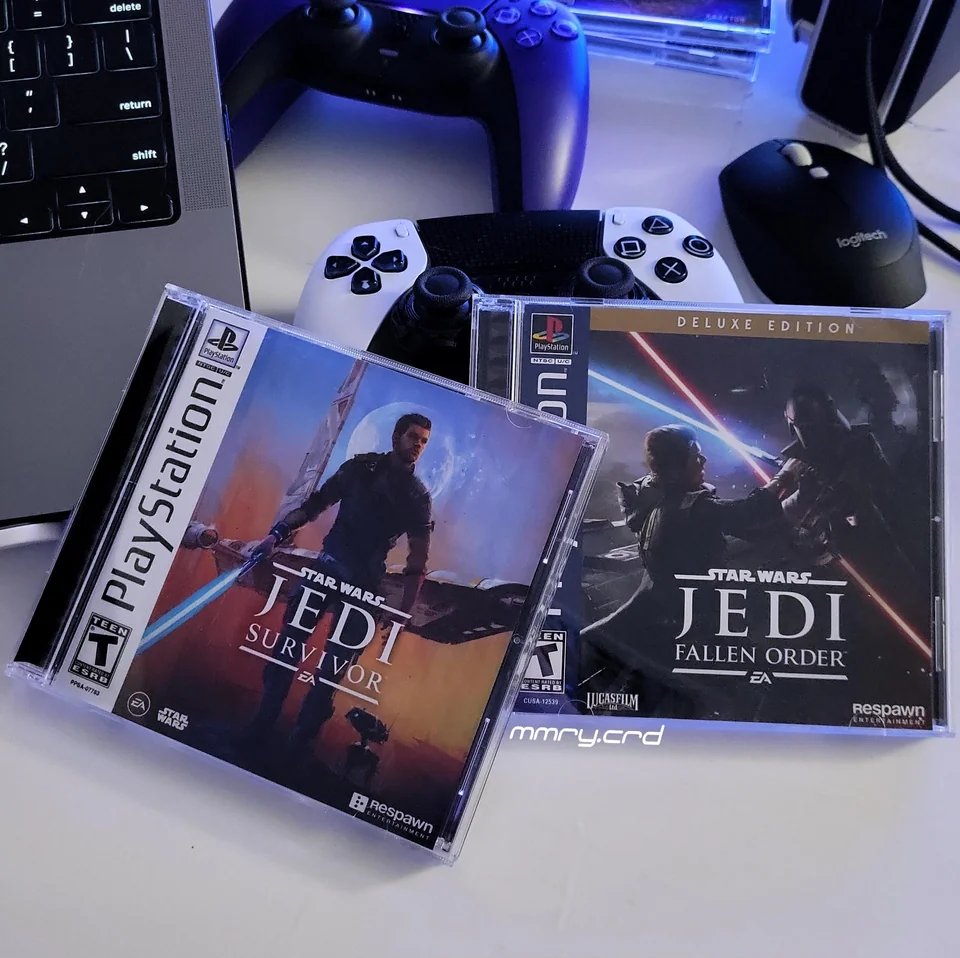 Daily Star Wars Games on X: "💿 Check out these Star Wars Jedi: Survivor  and Fallen Order PS1 style cases! Via: https://t.co/z5gN4mDVZr  https://t.co/RyybOPoq7O" / X