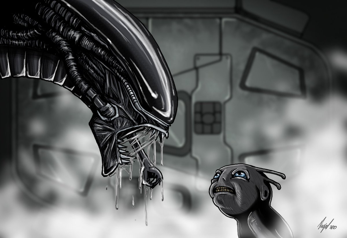 Angel16811884's tweet photo. Clash of the Titans, who will win?
#DoctorWho #jodiewhittaker #13thdoctor #alien #Aliens #xenomorph #pting #crossover #DoctorWhofanart #fanart #scifiart #thirteendoctor https://t.co/LfzWJ7PSSp
