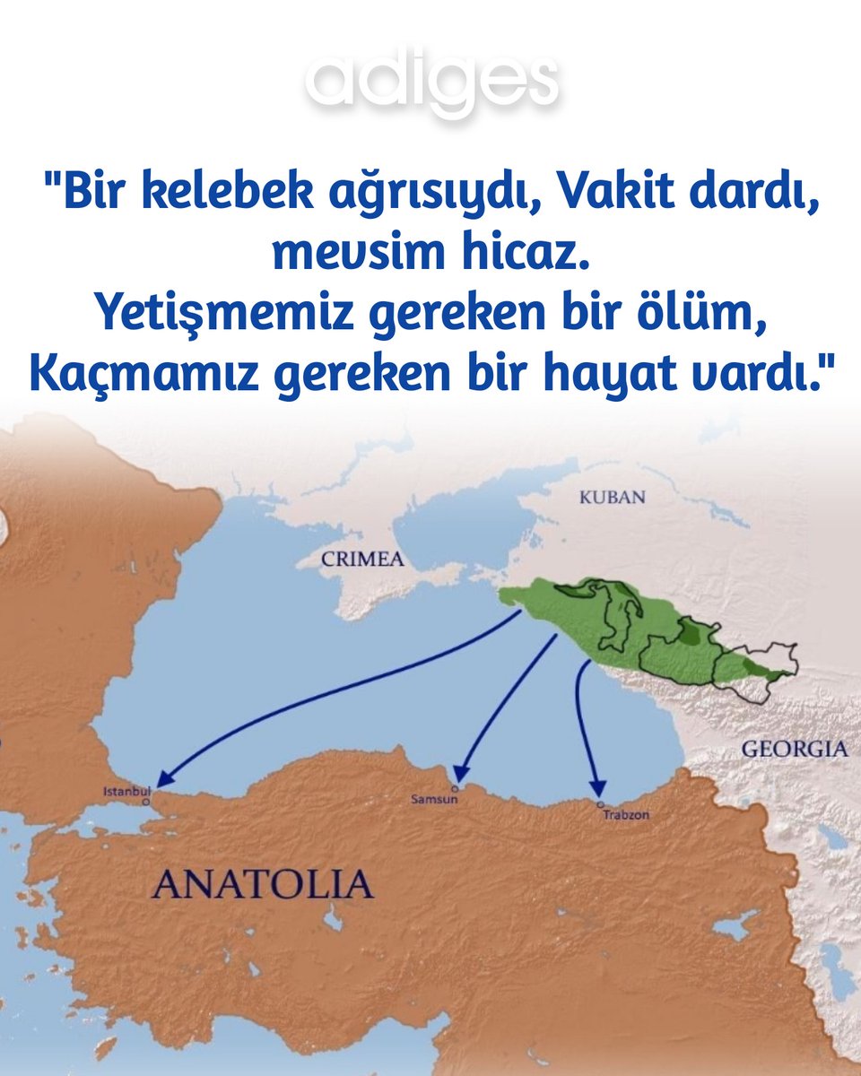 adiges_adiges's tweet image. 500 BİN CAN VERDİK, KARADENİZİ GEÇMEK İÇİN.!

#21Mayıs1864 Çerkes Soykırımı Sürgünü