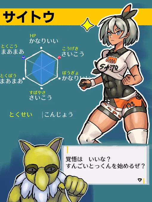 高みを目指してすんごい特訓を受けるサイトウ 