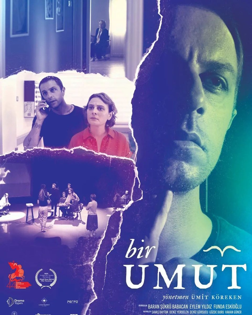 "Vizyonda ne izlesem?" diyorsanız Ümit Köreken'in yönetmenliğini yaptığı "Bir Umut"u görün derim.
<a href="/baransbabacan/">Baran Şükrü Babacan</a>  -filmdeki harika performansının dışında- sinemamızın son dönemdeki en iyi aktörlerinden biri. Kendisiyle #GaydaYolu 'nda çalışmış olmanın da ayrıcalığını yaşıyorum.💚