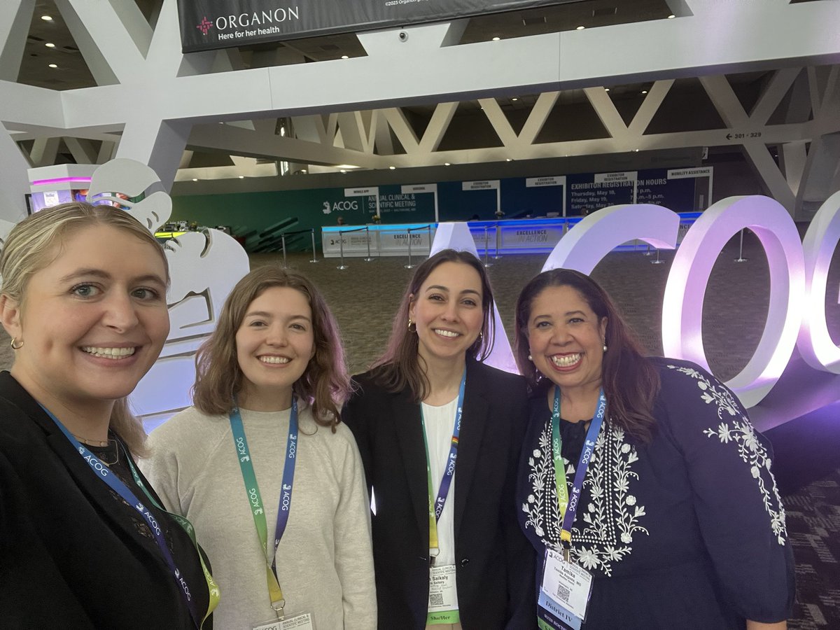 OByourself's tweet photo. The future is bright in OBGYN! Thrilled to be at #ACOG2023 with @KaylaSaikaly and @GUMedicine students. It’s their first meeting! 🙌🏽 https://t.co/zrZyGbtyZg