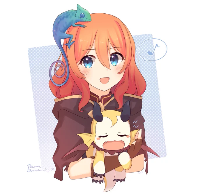 左は11歳の時の絵です('・ω・`)