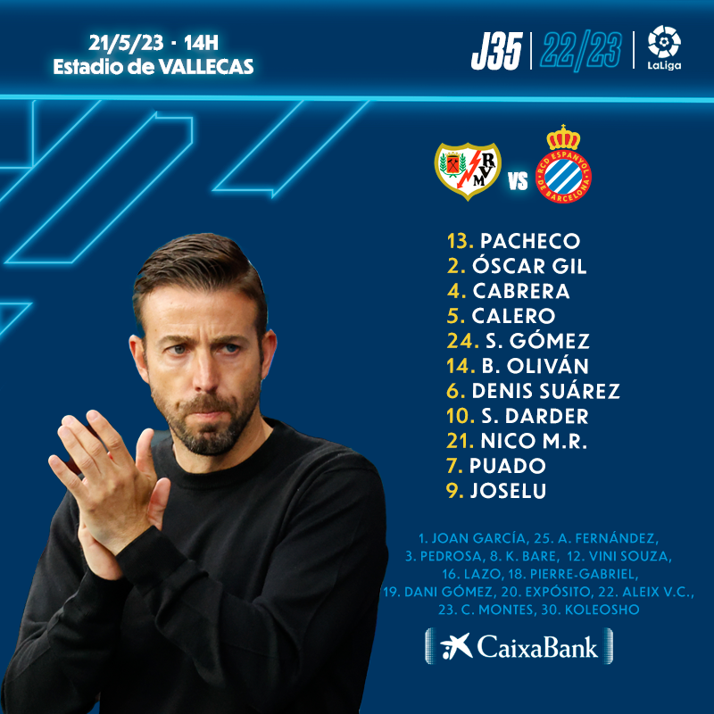Pablo Santin Glez On Twitter RT RayoVallecano Once Del RCDEspanyol 