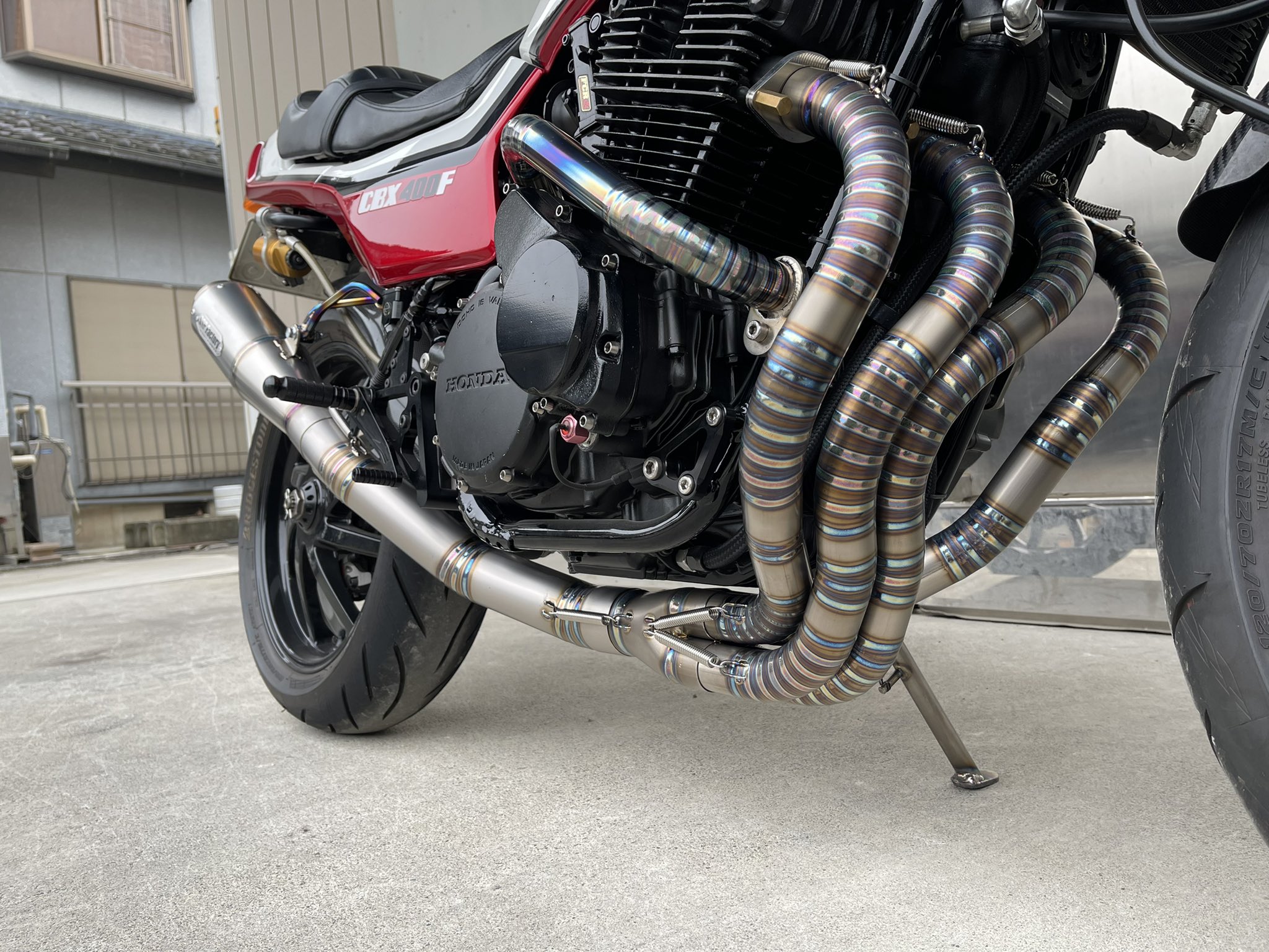 SSP FACTORY ワンオフ フルチタンマフラー マジェスティS 155 SSP FACTORY ワンオフ フルチタンマフラー マジェスティS 155