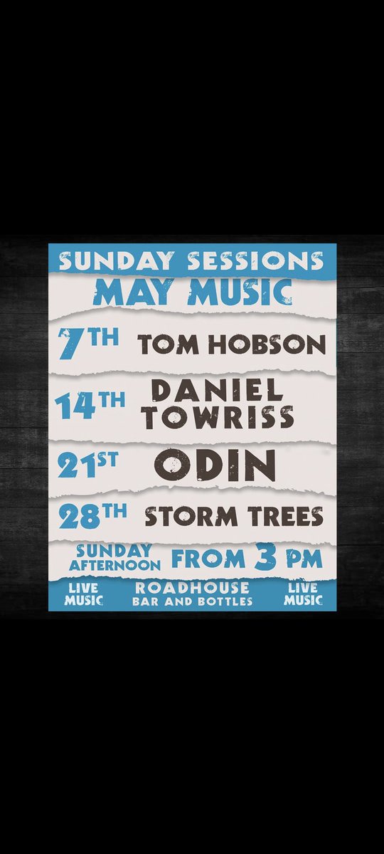 Free live music today at the Roadhouse comes from the very talented Odin.  Doors open at 1pm. @cerysmatthews @FreeLiveMusic @visitrotherham @HelpRotherham