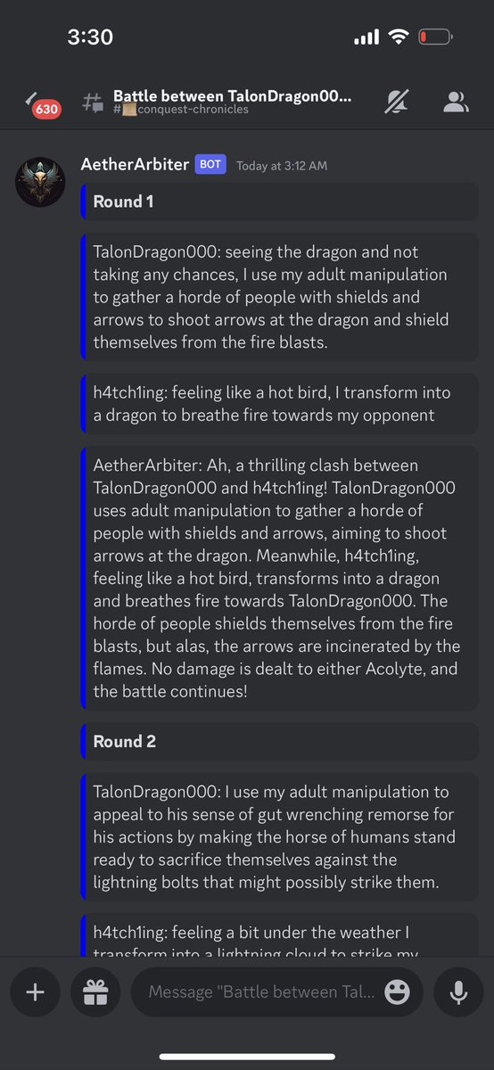 h4tch1ing's tweet photo. Late night fights with @talondragon000. I thought I won with that first one haha. 

Can’t wait to go again! @pathtotheosis https://t.co/rY4BK8pYID