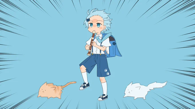 強風オールバック / そらねこ様 Cover    サムネイラストを描かせていただきました! 開始2秒でもう楽しいのでぜひ〜!