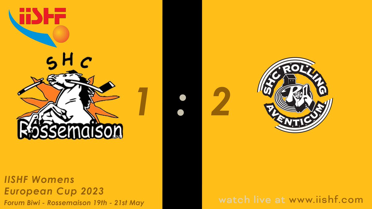 ishd's tweet image. iishf: SHC Rolling Aventicum win against SHC Rossemaison in overtime 2 -1. 

SHC Rolling Aventicum advance to the semi final against Tigers Stegersbach

Watch live at iishf.com 

#skaterhockey #womenec #whowillliftthecup  #skaterhockey