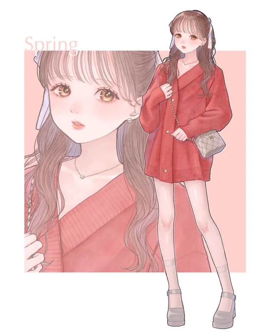 イエベ春コーデ
