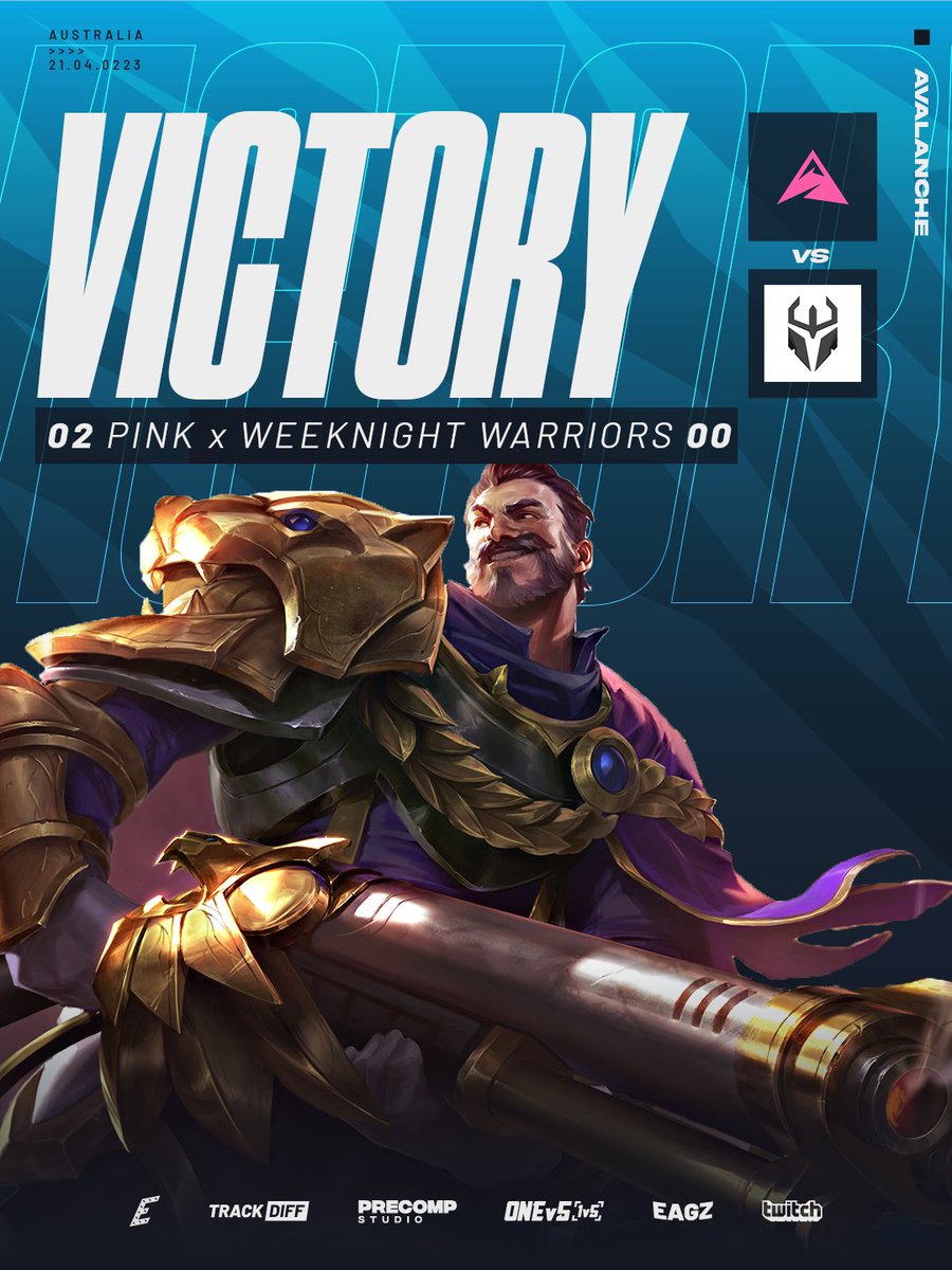 🚩 AVL WIN🚩

And with that, Pink takes down Weeknight Warrors in a resounding 2-0 to cement another AVL sweep 😎

GG's to everyone involved and we'll see you all next week 💪