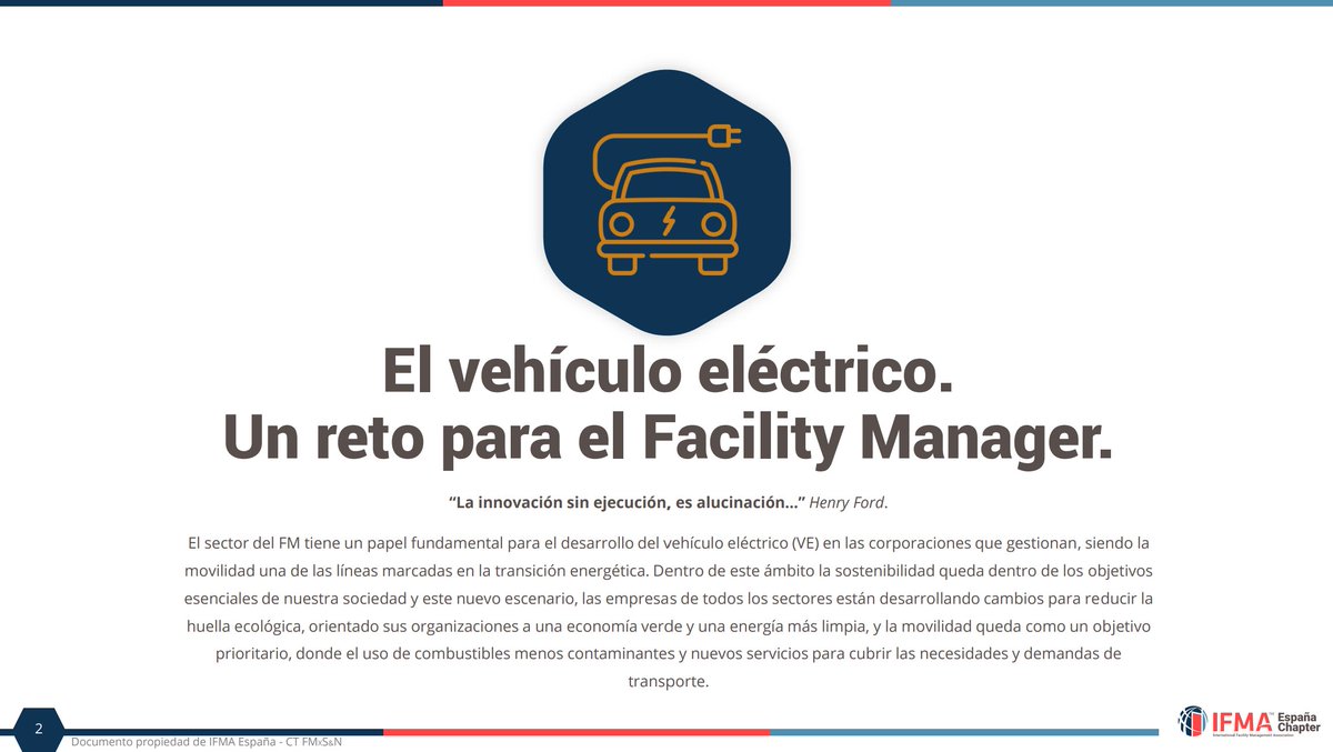 🚗𝗘𝗹 𝘃𝗲𝗵í𝗰𝘂𝗹𝗼 𝗲𝗹é𝗰𝘁𝗿𝗶𝗰𝗼. 𝗨𝗻 𝗿𝗲𝘁𝗼 𝗽𝗮𝗿𝗮 𝗲𝗹 𝗙𝗮𝗰𝗶𝗹𝗶𝘁𝘆 𝗠𝗮𝗻𝗮𝗴𝗲𝗿¿Lo lees y nos dejas tu comentario? 🤗
Puedes descargarlo aquí👉🏼lnkd.in/eEEBmbAS
🔌Tipos de vehículos eléctricos
🔌¿Cómo es un vehículo eléctrico?
🔌El motor eléctrico, etc