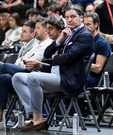 EuroLeague's tweet image. Euroleague Basketball president Dejan Bodiroga is in the house for the #AdidasNGT Final👀