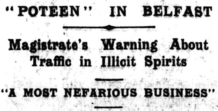BelfastBTW's tweet photo. Today's post comes from 1932. "Poteen" in #Belfast - Robert S. Lyttle is sentenced to six months’ imprisonment with hard labour for having removed and been in possession of a quantity of spirits which had been illegally distilled. 🥃 #BelfastHistory
https://t.co/Wn7ZVRxR9j https://t.co/vqiEALl9YF