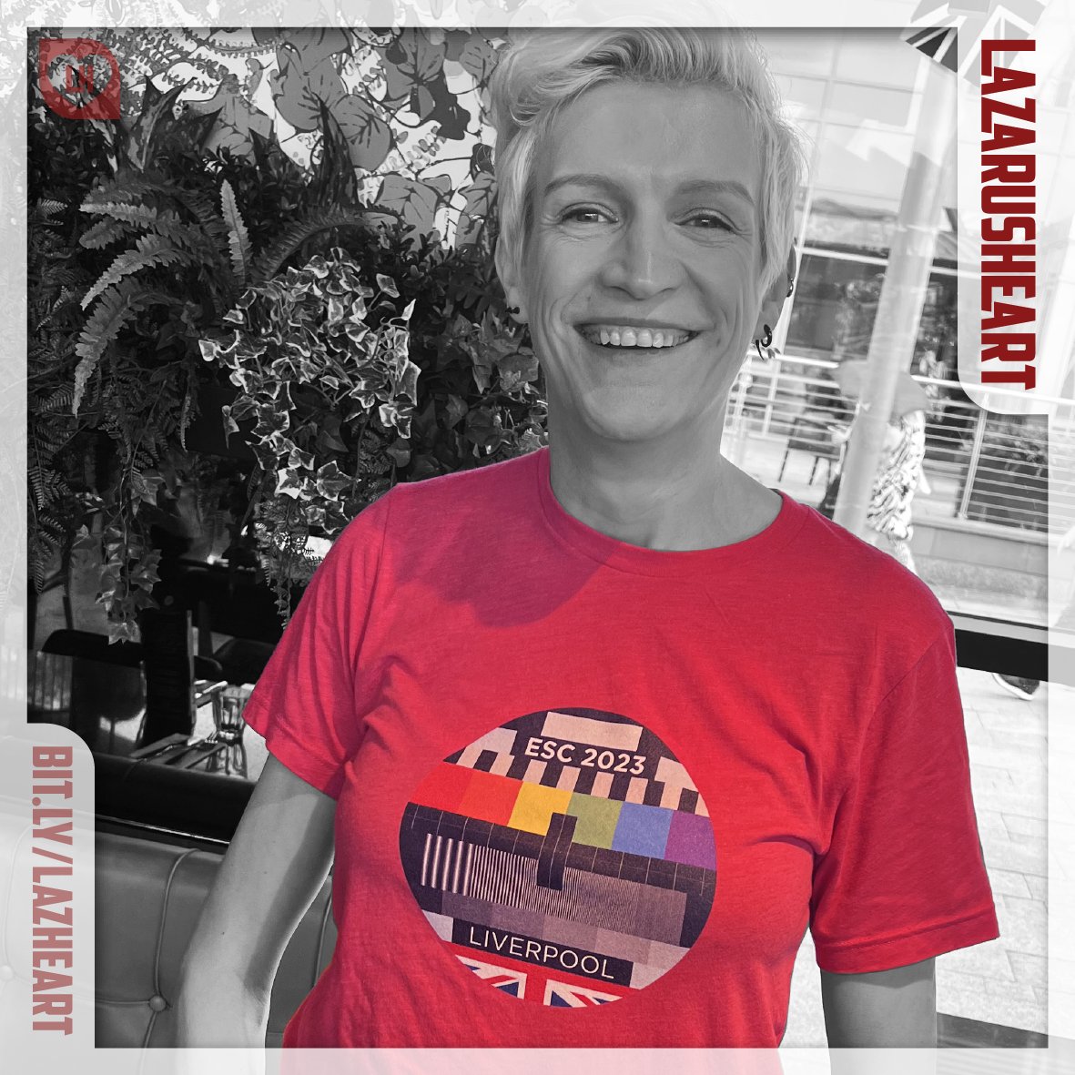 fliponline's tweet photo. Here's the #Lazarusheart ‘ESC Testcard' t-shirt in real-life
Get yours now - exclusively at @Redbubble
🔴 https://t.co/hQrvXMJpTp
#LazarusheartCollection #RealLife #Redbubble #eurovision #esc #douzepoints #testcard #unitedbymusic #liverpool #esc2023 https://t.co/ehhJTWRF0l
