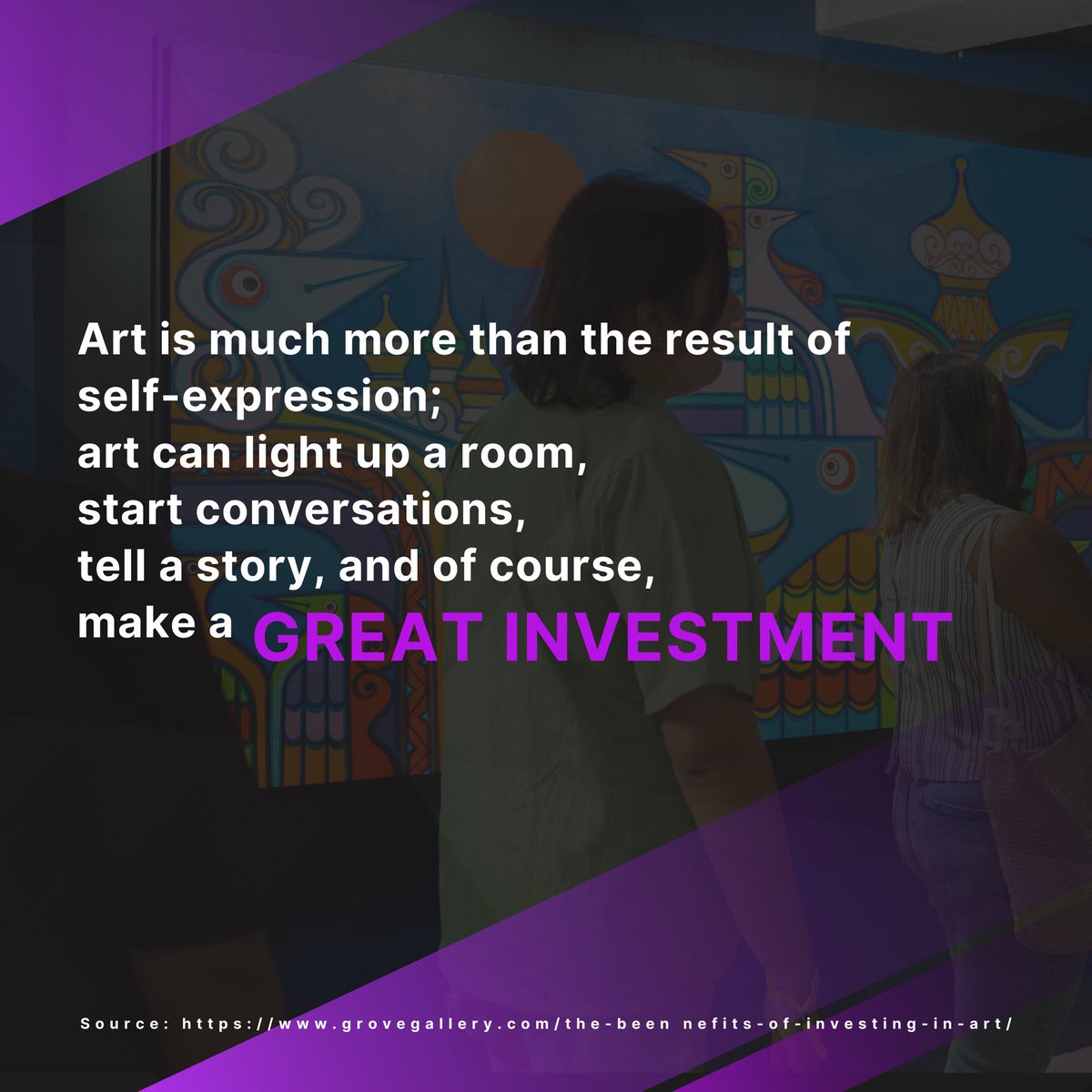 Art makes such a mesmerizing connection, to us, and to everyone around us. Make meaningful investments and create memories with each piece!💜

#nft #artworks #fractionalizednft #nftworld #nfts #modernart #nftcollection #meta #nftmagazine #nftdrops #nftproject #Artifract