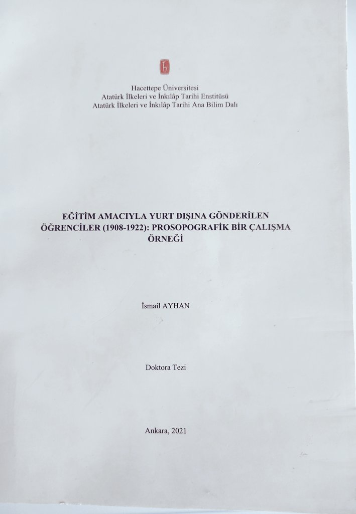 ayhanismail01's tweet photo. II. Meşrutiyet Dönemi'nde çok büyük eğitim hamleleri gerçekleştirilmiştir. Bunlardan biri de yurt dışı eğitim uygulamalarıdır. Prosopografik olarak ele aldığımız bu çalışmada binlerce öğrencinin bilgilerine yer verilmiştir.  #Tarih #Osmanlı #Akademi #Tez
https://t.co/8R6w3UA3gm https://t.co/dz5cgYbGjQ