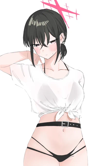 ミサキの水着姿が見たぁぁぁぁぁぁぁぁぁぁあぁい #ブルアカ