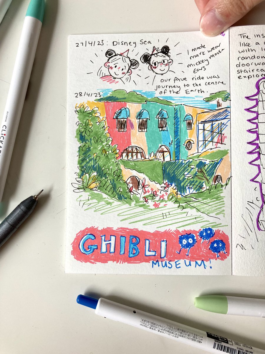 eriberart's tweet photo. I kept a travel journal while in Japan and here are a few pages! https://t.co/AGZfvPuXU8