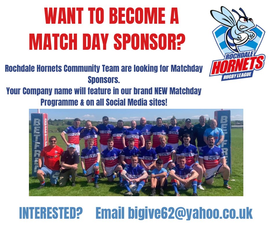 Rochdale Hornets Community Rugby League Club (@hornetscomm) on Twitter photo 